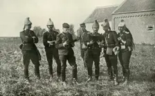 French Staff Officers in Consultation 1914, (1919). Creator: Unknown