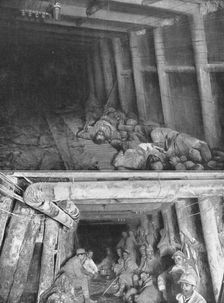 French success at Verdun; One of the Mort-Homme tunnels recaptured on August 20, 1917..., 1917. Creator: Unknown