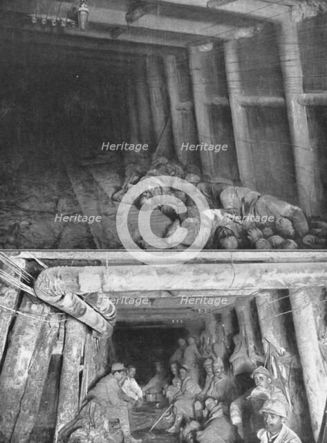 French success at Verdun; One of the Mort-Homme tunnels recaptured on August 20, 1917..., 1917. Creator: Unknown.