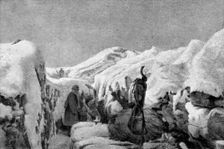 French success on the Italian front; In a trench conquered from positions..., 1917. Creator: Unknown