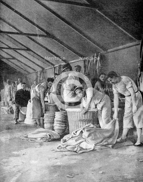 French sailors in a camp in Moudros, Lemnos, Greece, 1915. Artist: Unknown