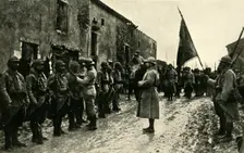 French soldiers...after the Battle of Champagne, northern France, First World War, 1915, (c1920). Creator: Unknown