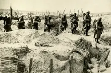 French soldiers..., Champagne, France, First World War, 1915-1916, (c1920). Creator: Unknown