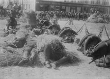 French soldiers resting after a march, 14 Sept? 1914. Creator: Bain News Service