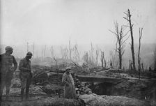 French trench, 1918. Creator: Bain News Service