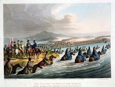 French troops invading Russia, 1812 (1817). Creators: Matthew Dubourg, John Heaviside Clark