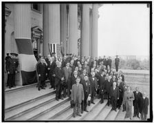 French Vases being presented to U.S. Senate, between 1910 and 1920. Creator: Harris & Ewing