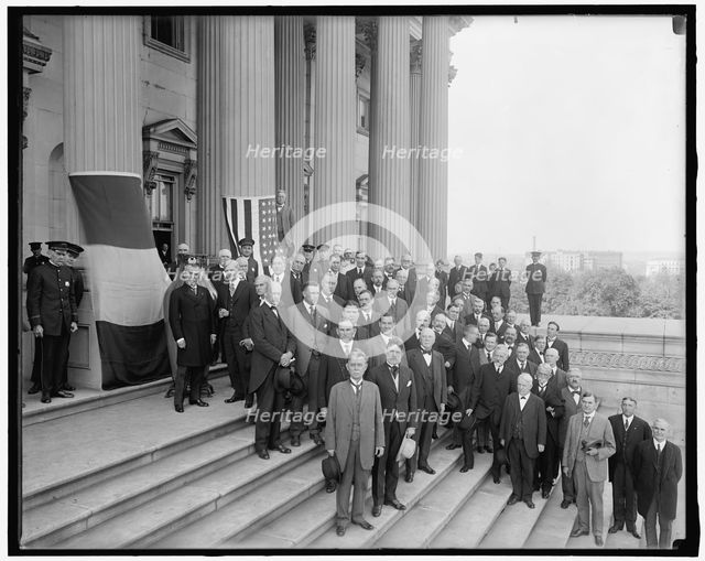 French Vases being presented to U.S. Senate, between 1910 and 1920. Creator: Harris & Ewing.