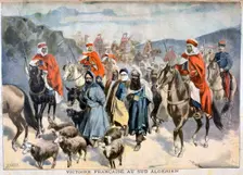 French victory in southern Algeria, 1897. Creator: F Meaulle
