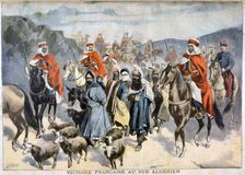 French victory in southern Algeria, 1897. Creator: F Meaulle