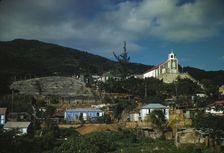 French village, a small settlement on St. Thomas Island, Virgin Islands, 1941. Creator: Jack Delano