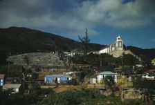 French village, a small settlement on St. Thomas Island, Virgin Islands, 1941. Creator: Jack Delano