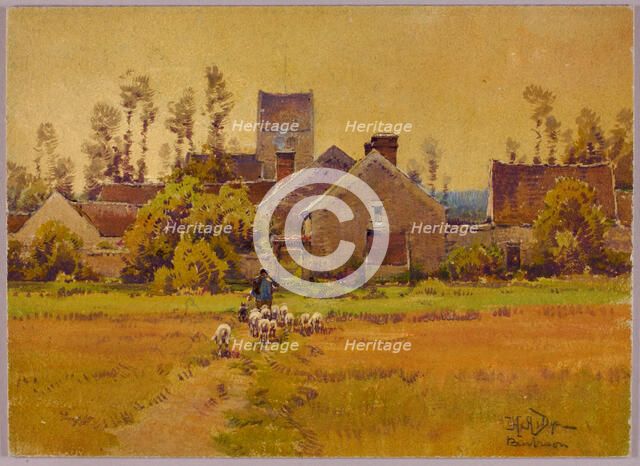 French Village, late 19th-early 20th century. Creator: H. Anthony Dyer.