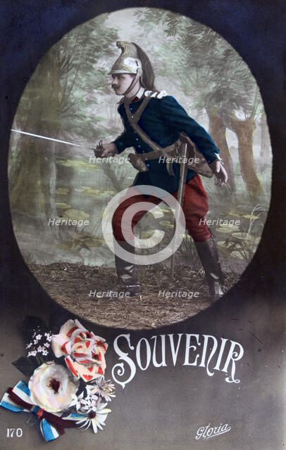 French WWI postcard, 1914-1918. Artist: Unknown