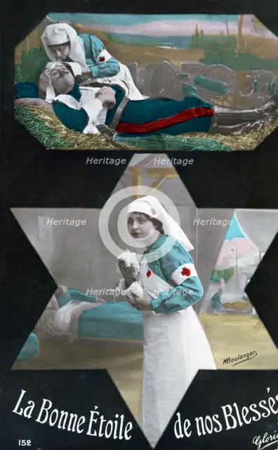 French WWI postcard, 1914-1918. Artist: Unknown