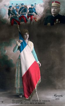 French WWI postcard, 1914-1918