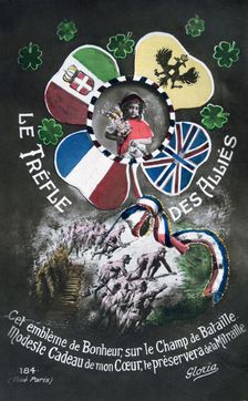 French WWI postcard, 1914-1918