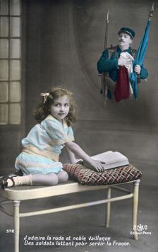 French WWI postcard, 1914-1918