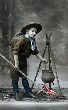 French WWI postcard, 1914-1918