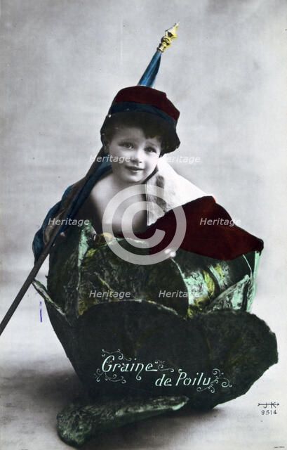 French WWI postcard, 1914-1918. Artist: Unknown