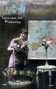 French WWI postcard, 1914-1918