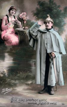 French WWI postcard, 1914-1918