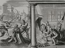 French Wars of Religion, 16th century, (1587), 1877. Creator: Unknown