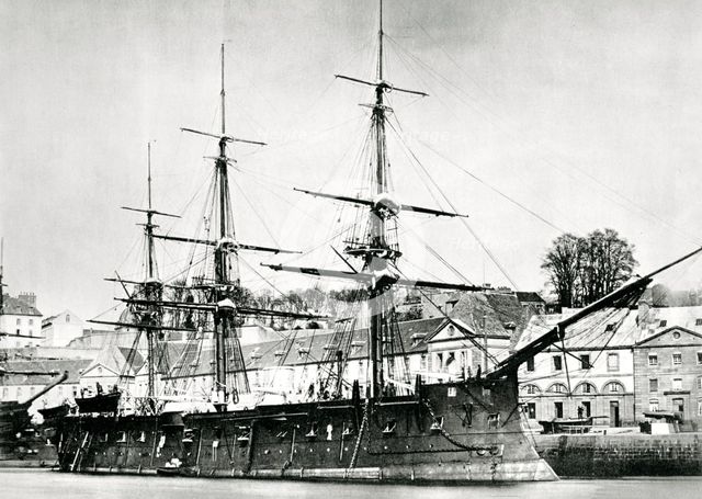 French warship, 'l'Ocean', 1868. Artist: Unknown