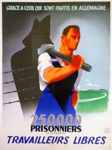 French workers for Germany poster, 1943