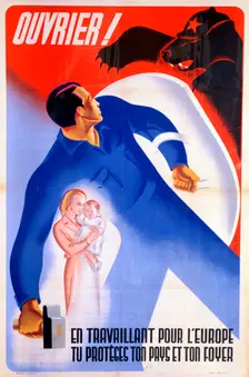 French workers for Germany poster, 1943