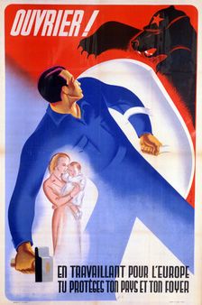 French workers for Germany poster, 1943