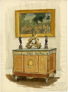 French XVIIIth century cabinet c1950. Creator: Shirley Markham
