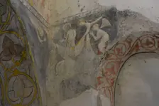 Fresco, Cristo de la Luz Shrine, Toledo, Castile-La Mancha, Spain, 2022. Creator: LTL