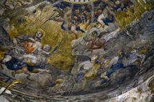 Fresco detail, Basilica of Our Lady of the Pillar, Zaragoza, Spain, 2007. Creator: Samuel Magal