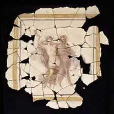 Fresco Fragment, 1st century A.D.. Creator: Unknown
