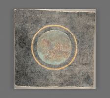 Fresco Fragment with Herakles and Hesione, A.D. 50-79. Creator: Unknown