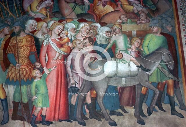 Fresco in San Gimignano, 14th century. Artist: Bartolo di Fredi