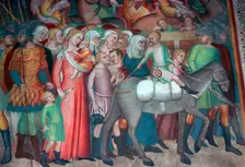 Fresco in San Gimignano, 14th century. Artist: Bartolo di Fredi