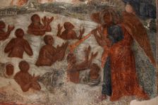 Fresco in the Cathedral of Our Lady of the Sign, Novgorod, Early 18th cen.. Artist: Bakhmatov, Ivan Yakovlevich (active Early 18th cen.)