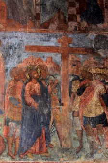 Fresco in the Cathedral of Our Lady of the Sign, Novgorod, Early 18th cen.. Artist: Bakhmatov, Ivan Yakovlevich (active Early 18th cen.)
