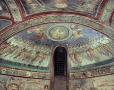 Fresco in the crypt of the cathedral of Anagni