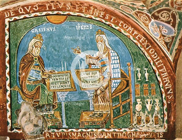 Fresco in the crypt of the Cathedral, Anagni, Italy, (1928). Creator: Unknown.