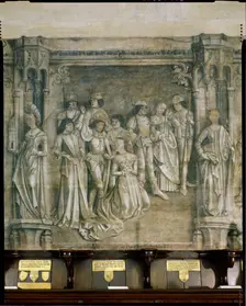 Fresco, St Mary's Chapel, Eton College, Berkshire, 1983. Creator: Royal Commission on the Historical Monuments of England