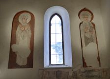 Frescoes, Cristo de la Luz Shrine, Toledo, Castile-La Mancha, Spain, 2022. Creator: LTL