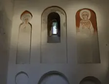 Frescoes, Cristo de la Luz Shrine, Toledo, Castile-La Mancha, Spain, 2022. Creator: LTL