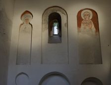 Frescoes, Cristo de la Luz Shrine, Toledo, Castile-La Mancha, Spain, 2022. Creator: LTL