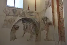 Frescoes, Cristo de la Luz Shrine, Toledo, Castile-La Mancha, Spain, 2022. Creator: LTL
