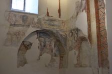 Frescoes, Cristo de la Luz Shrine, Toledo, Castile-La Mancha, Spain, 2022. Creator: LTL