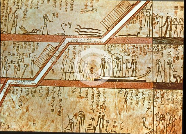 Frescoes from the tomb of Thutmose III.
