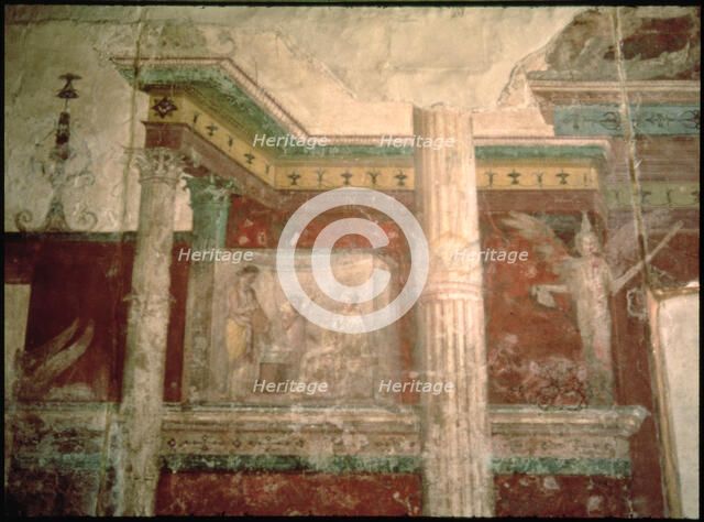 Frescoes in the House of Livia on the Palatine.